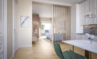 GRANDIOSE ERSTBEZÜGE - HIGH END in PERFEKTION - eine eindrucksvolle SYMBIOSE aus STIL und MODERNE - ab 35 bis 150m² - BALKONE LOGGIEN TERRASSEN