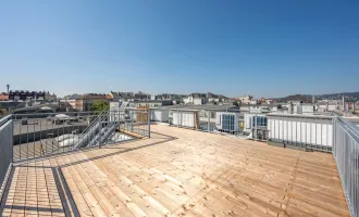 ++FonteFlats++ Fantastischer 4-Zimmer Dachgeschoss-ERSTBEZUG mit großartiger Dachterrasse